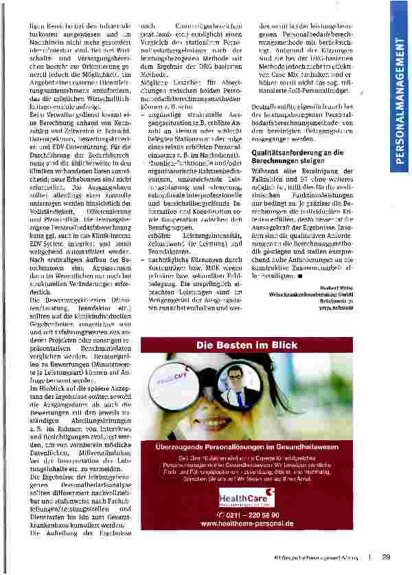 Vorschauseite 3: Je präziser, desto besser