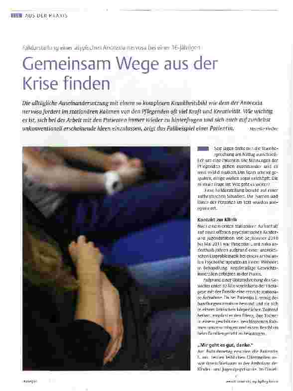 Vorschauseite 1: Gemeinsam Wege aus der Krise finden