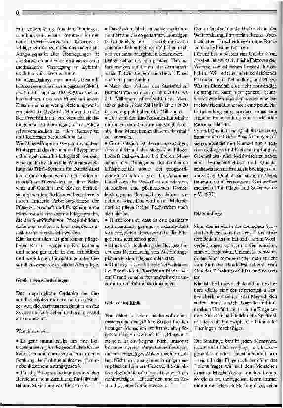 Vorschauseite 3: Pflege ist ein Beruf mit Sinn
