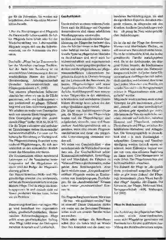 Vorschauseite 5: Pflege ist ein Beruf mit Sinn