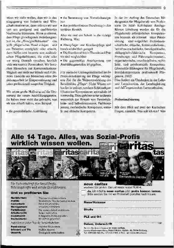 Vorschauseite 6: Pflege ist ein Beruf mit Sinn