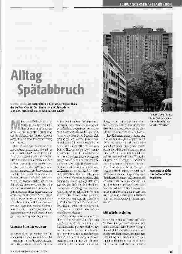 Vorschauseite 1: Alltag Spätabbruch