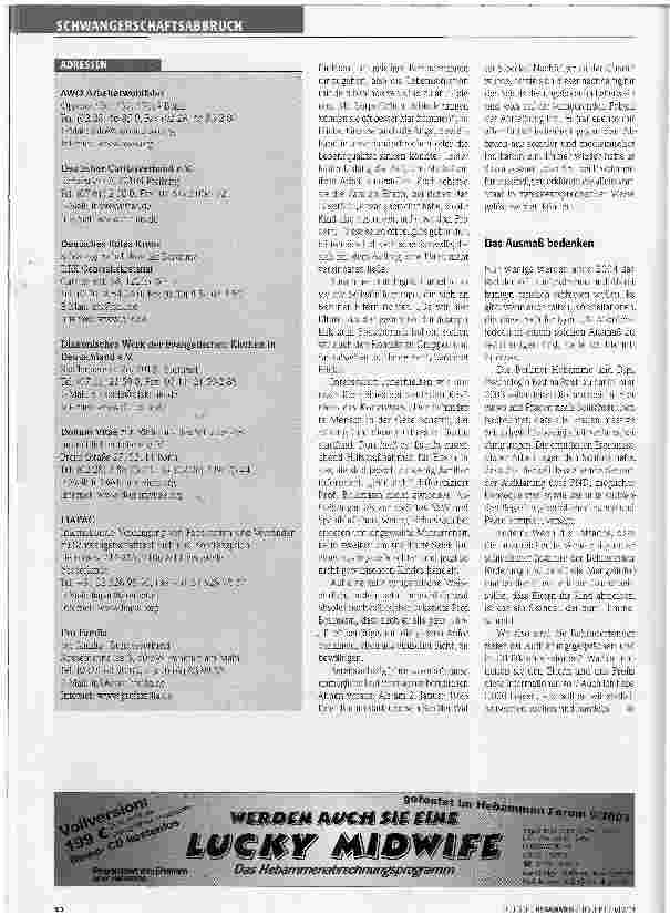 Vorschauseite 4: Alltag Spätabbruch