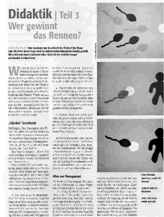Vorschauseite 1: Didaktik: Teil 3. Wer gewinnt das Rennen?