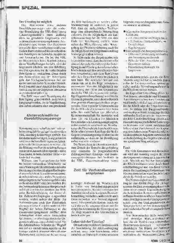 Vorschauseite 5: Betriebliche Altersversorgung: Der Umstieg kann sich lohnen