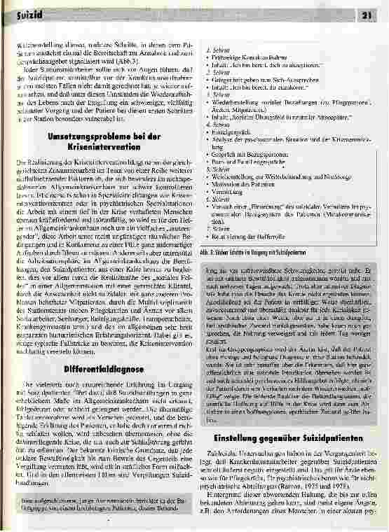 Vorschauseite 3: Krisenintervention bei Suizidpatienten