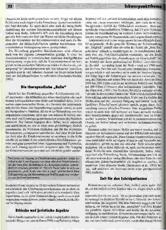 Vorschauseite 4: Krisenintervention bei Suizidpatienten