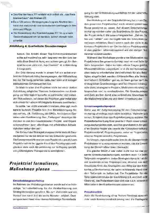 Vorschauseite 5: Maßgeschneiderte Strategien Der Weg von der Unternehmenszur Einrichtungsstrategie