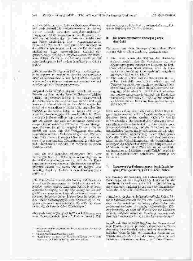 Vorschauseite 2: Hausarztmodelle -bloße Farce oder Mittel zur Versorgungseffizienz? Ein Vergleich mit den Niederlanden