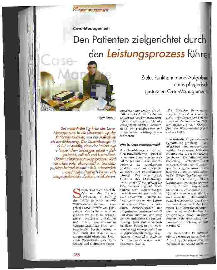 Vorschauseite 1: Den Patienten zielgerichtet durch den Leistungsprozess führen
