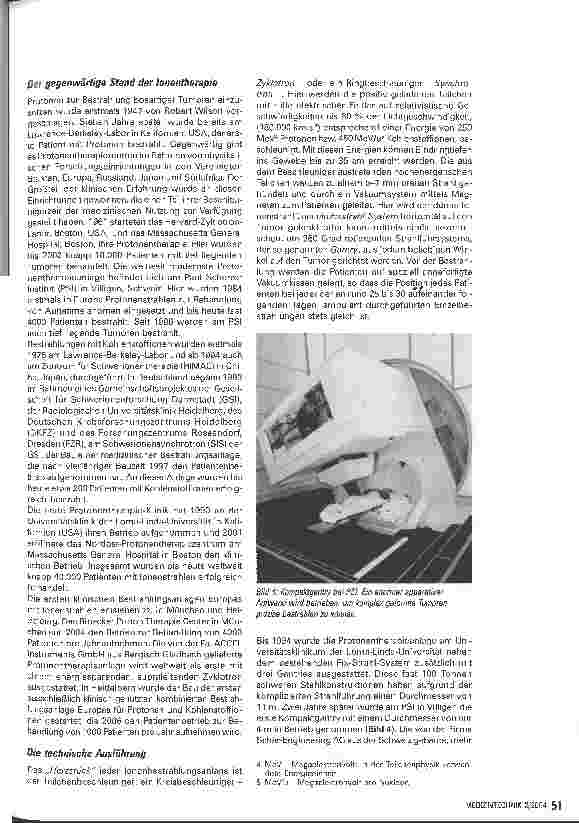 Vorschauseite 3: Ionentherapie Quantensprung in der Krebsbehandlung