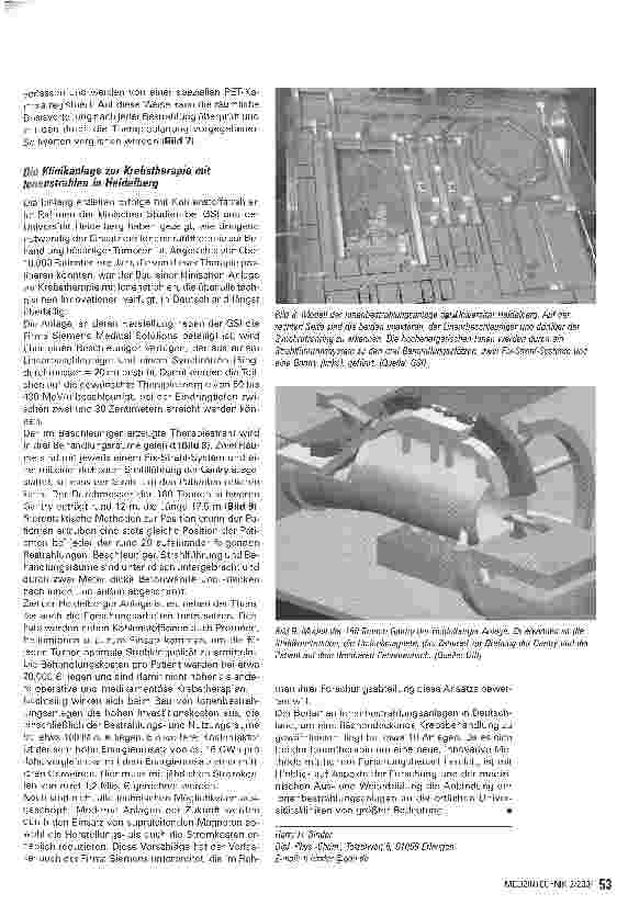 Vorschauseite 5: Ionentherapie Quantensprung in der Krebsbehandlung