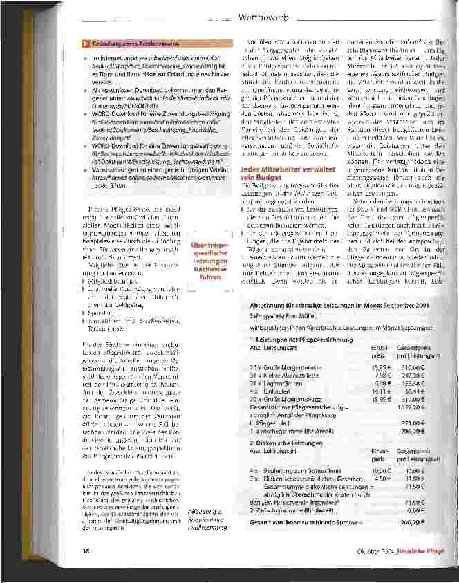 Vorschauseite 3: Das Profil schärfenZur Finanzierung und Budgetierung trägerspezifischer Leistungen