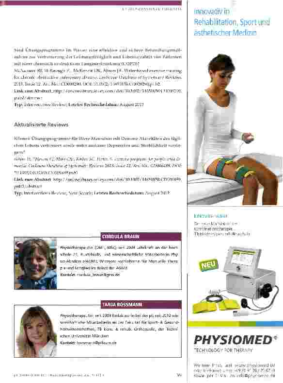 Vorschauseite 3: Cochrane-UpdateNeues aus der Cochrane Library im Dezember und Januar
