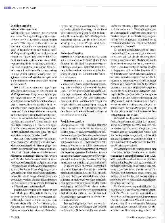 Vorschauseite 2: Perspektivenwechsel: Forensik hautnah