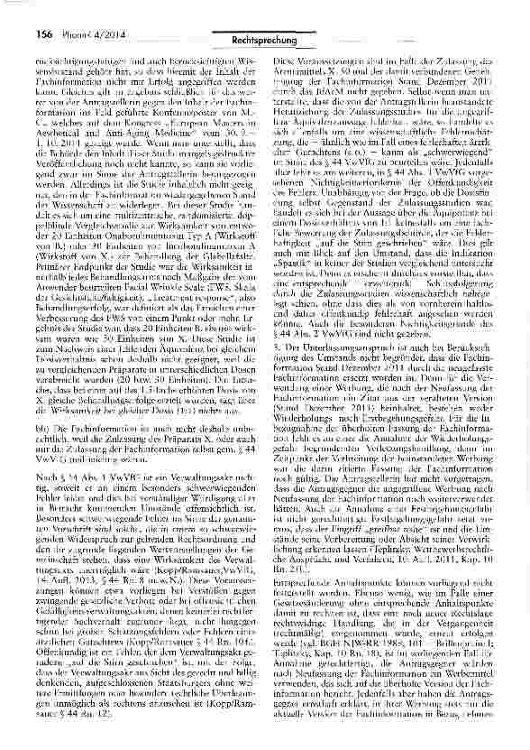 Vorschauseite 4: Werbliche Angabe für ein Arzneimittel mit Zitat