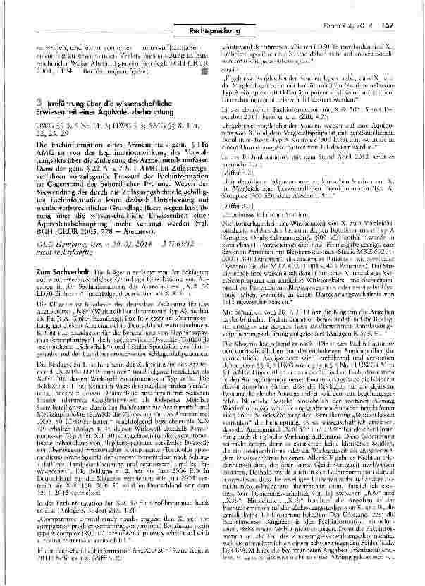 Vorschauseite 5: Werbliche Angabe für ein Arzneimittel mit Zitat