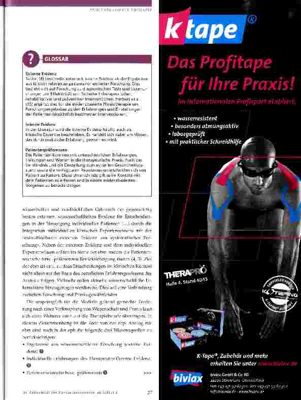Vorschauseite 2: Forschungsergebnisse, Patientenpräferenz und Therapeutenerfahrung integrieren