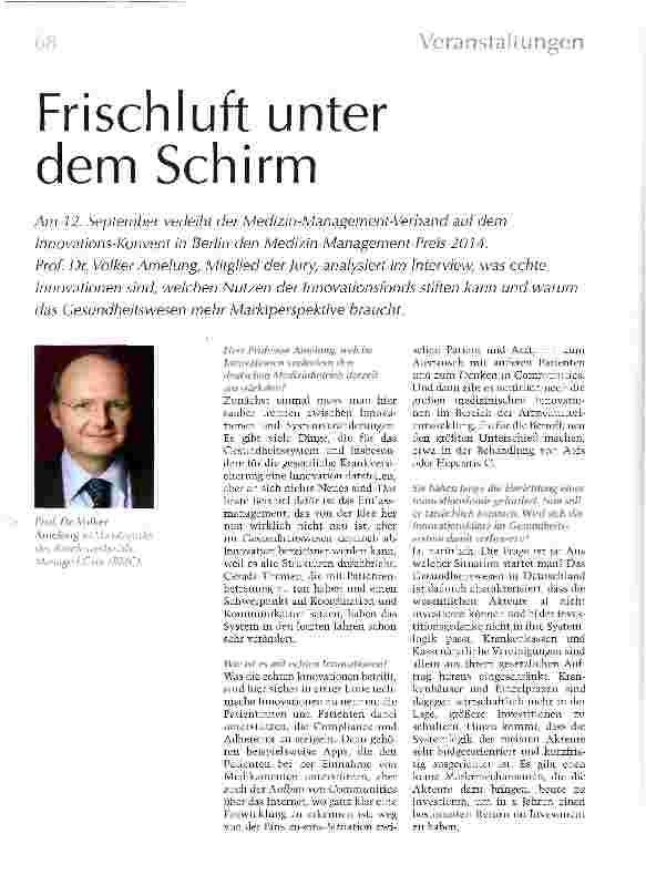 Vorschauseite 1: Frischluft unter dem Schirm