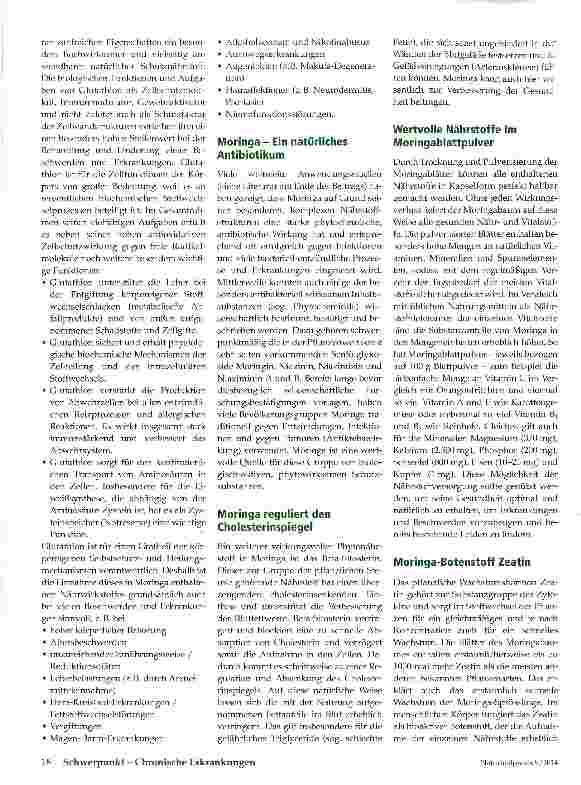 Vorschauseite 2: Natürliche Nährstoffversorgung und gesunder Zellschutz