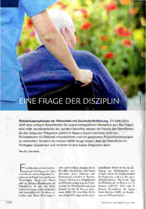 Vorschauseite 1: Eine Frage der Disziplin