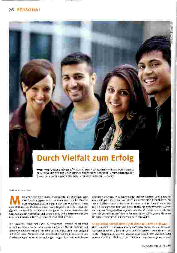 Vorschauseite 1: Durch Vielfalt zum Erfolg