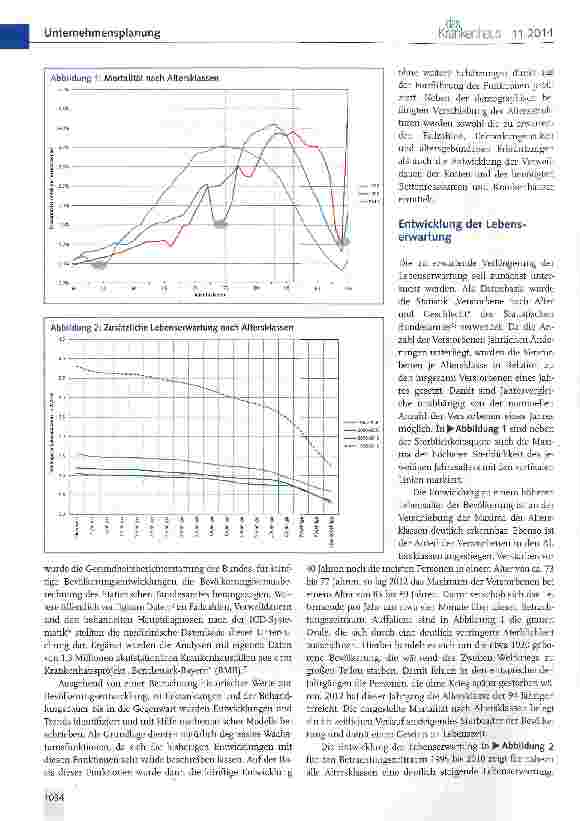 Vorschauseite 3: Double-Aging und Babyboomer -Welche Wege gehen Krankenhäuser in den nächsten Jahren? Teil 1 - Lebenserwartung, Fallzahlen und Erkrankungsrisiken