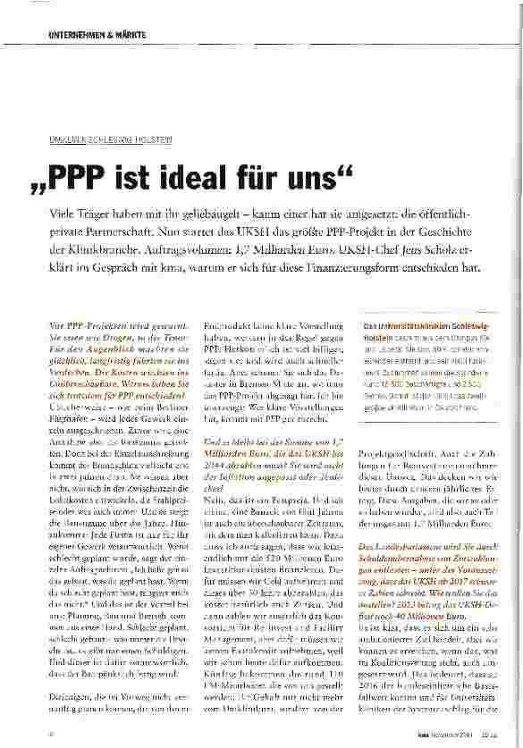 Vorschauseite 1: PPP ist ideal für uns