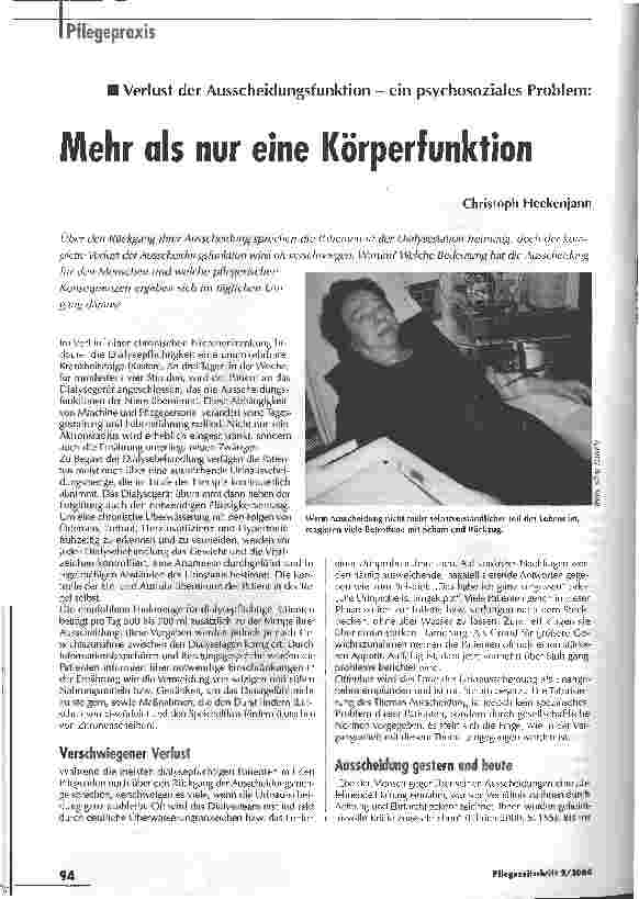 Vorschauseite 1: Mehr als nur eine Körperfunktion