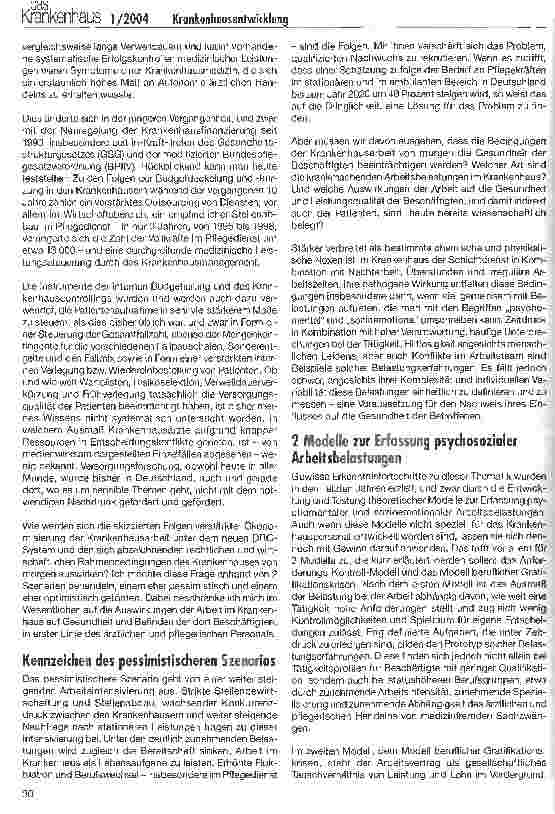Vorschauseite 2: Wie gesund ist das Krankenhaus von morgen?