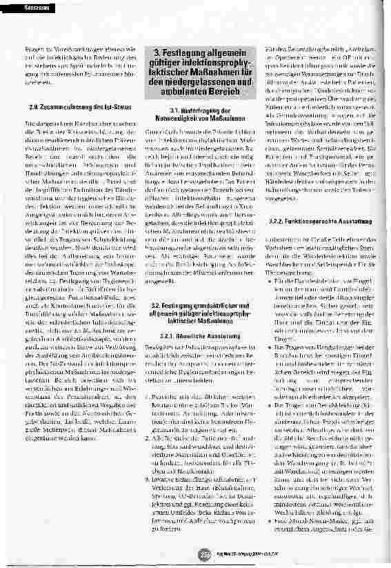 Vorschauseite 4: Infektionsprophylaxe in der ärztlichen Praxis und bei der ärztlichen Versorgung von Patienten im häuslichen Bereich/Heim