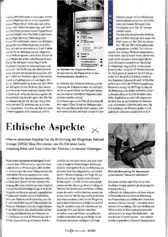 Vorschauseite 1: Ethische Aspekte
