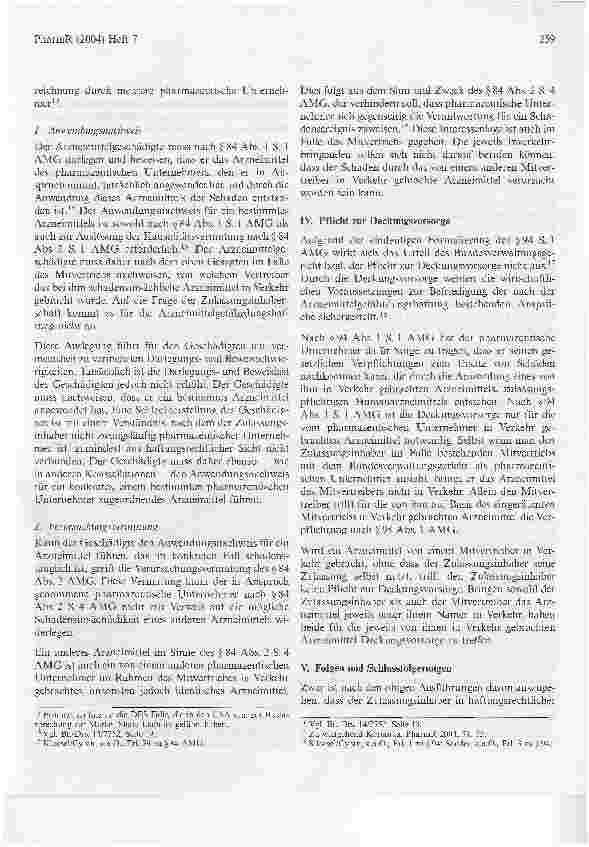 Vorschauseite 4: Haftungsrechtliche Auswirkungen der Rechtsprechung des Bundesverwaltungsgerichts zum Mitvertrieb