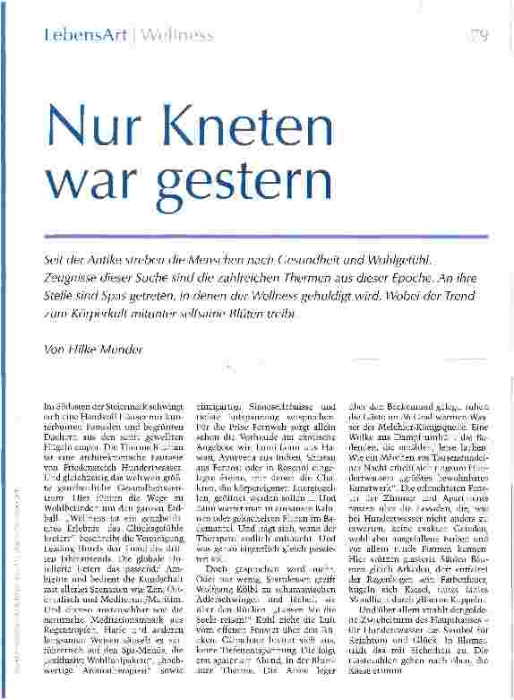 Vorschauseite 2: Nur Kneten war gestern