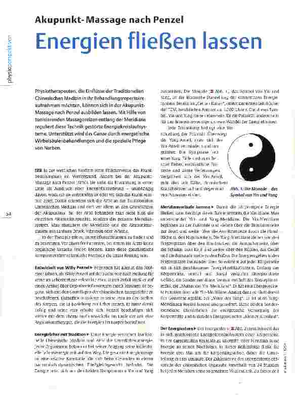 Vorschauseite 1: Akupunkt-Massage nach Penzel Energien fließen lassen