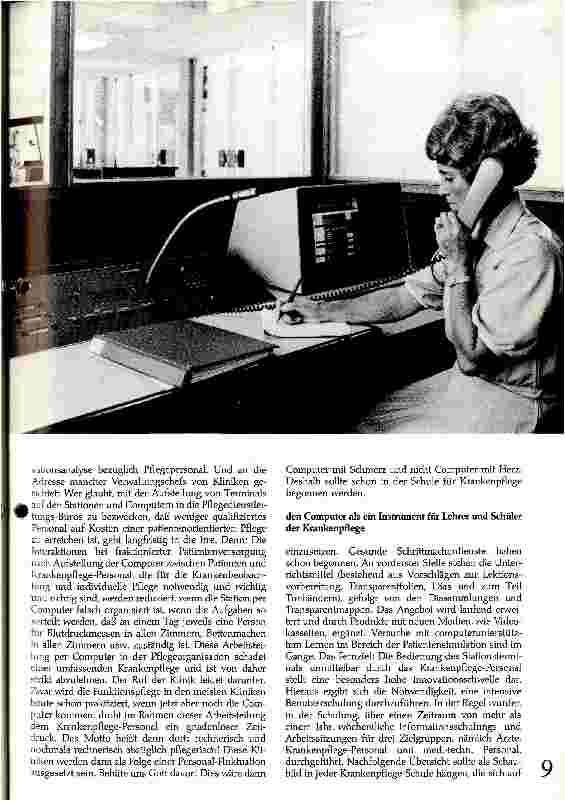 Vorschauseite 2: Der Computer als eine Instrument für die Krankenpflege