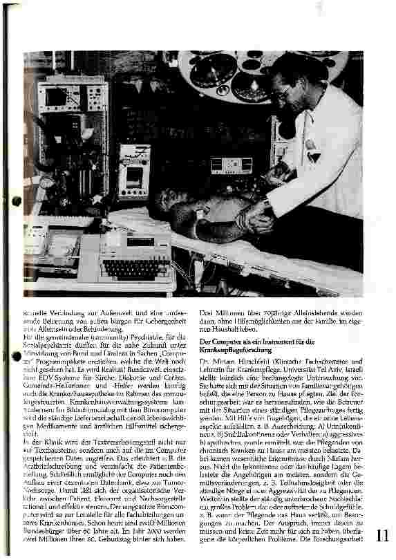 Vorschauseite 4: Der Computer als eine Instrument für die Krankenpflege