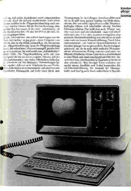 Vorschauseite 6: Der Computer als eine Instrument für die Krankenpflege