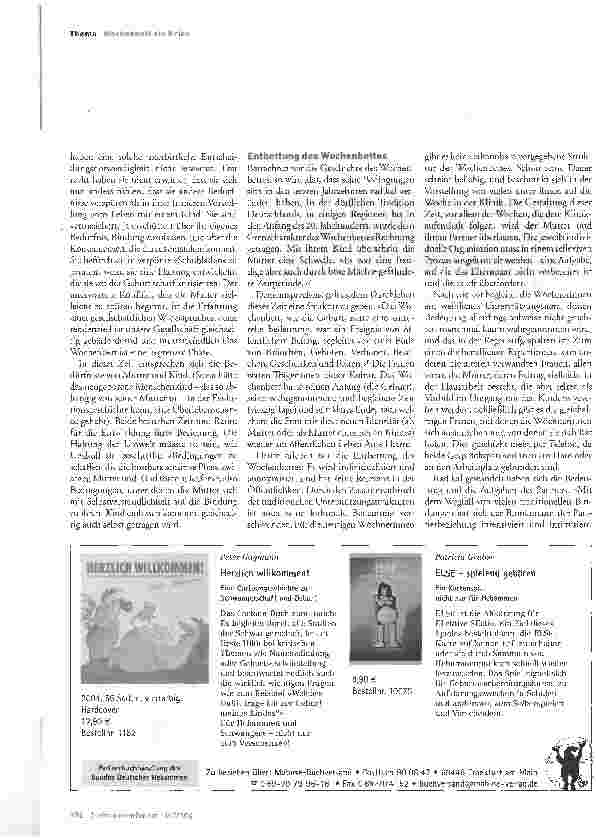 Vorschauseite 3: Das Wochenbett als psychosoziale Krise