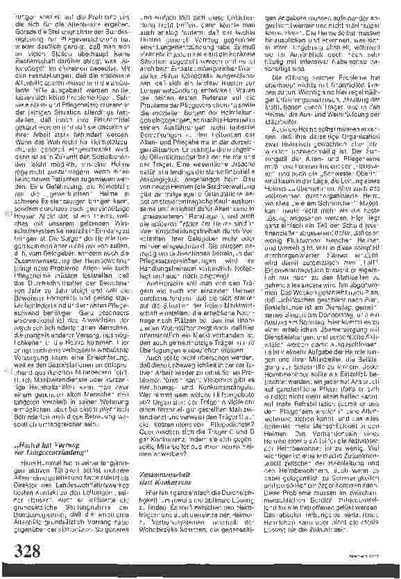 Vorschauseite 2: Die Zukunft der stationären Altenhilfe