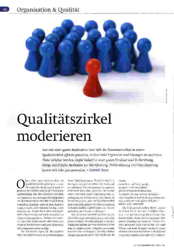 Vorschauseite 1: Qualitätszirkel moderieren