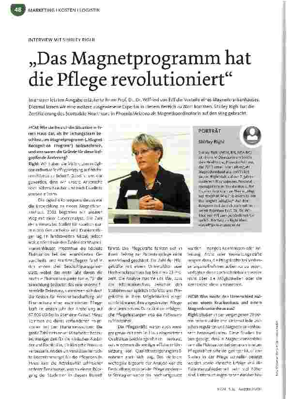 Vorschauseite 1: Das Magnetprogramm hat die Pflege revolutioniert