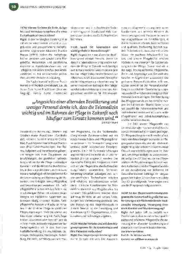 Vorschauseite 3: Das Magnetprogramm hat die Pflege revolutioniert