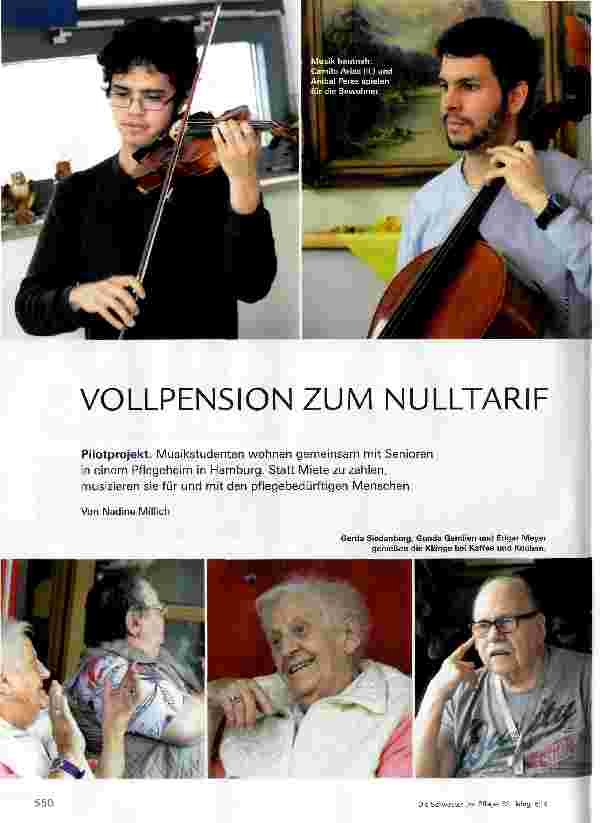 Vorschauseite 1: VOLLPENSION ZUM NULLTARIF