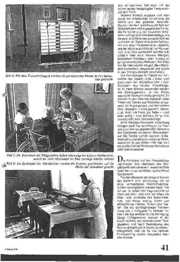 Vorschauseite 3: Speisenversorgung im St. Barbara-Altenheim, Duisburg