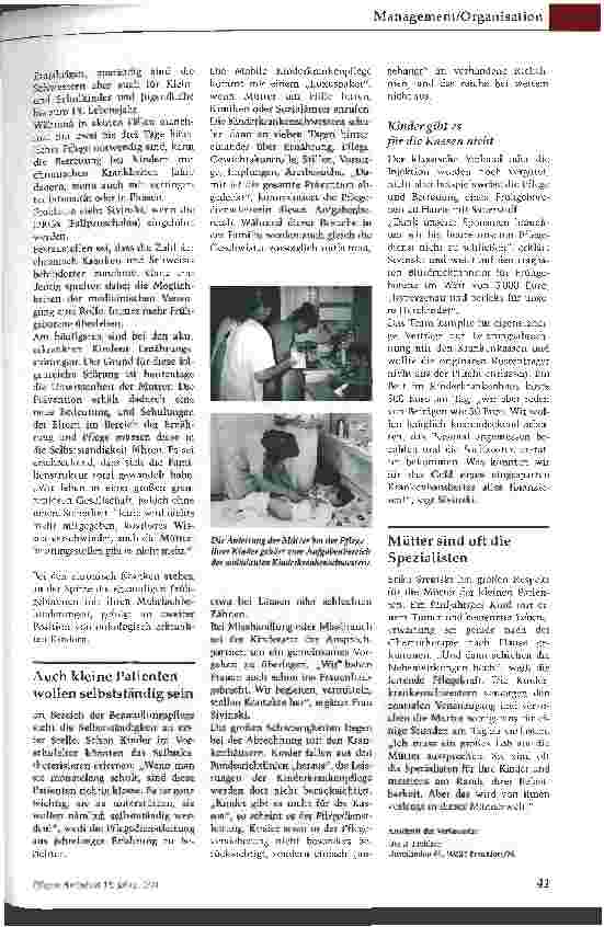 Vorschauseite 2: Auch kleine Patienten wollen selbstständig sein
