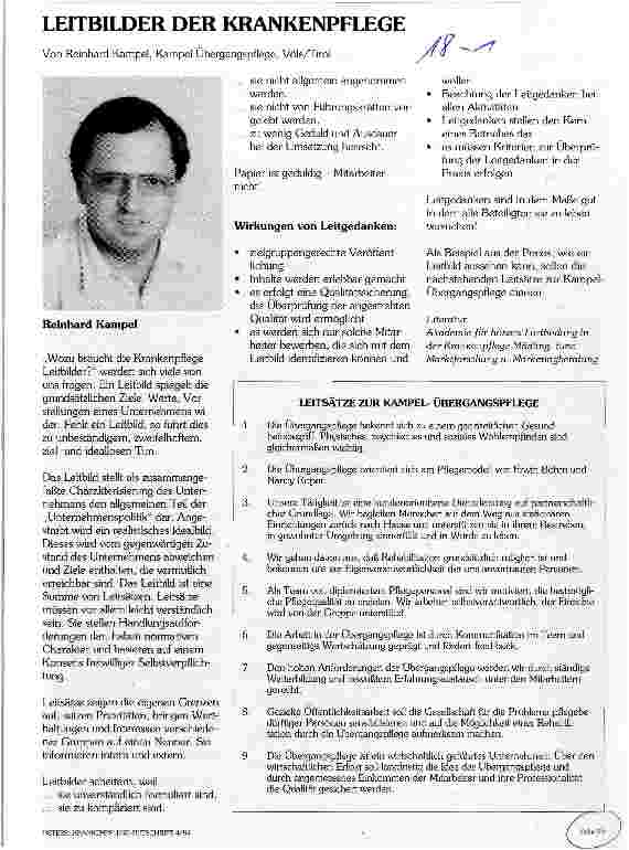 Vorschauseite 1: Leitbilder der Krankenpflege