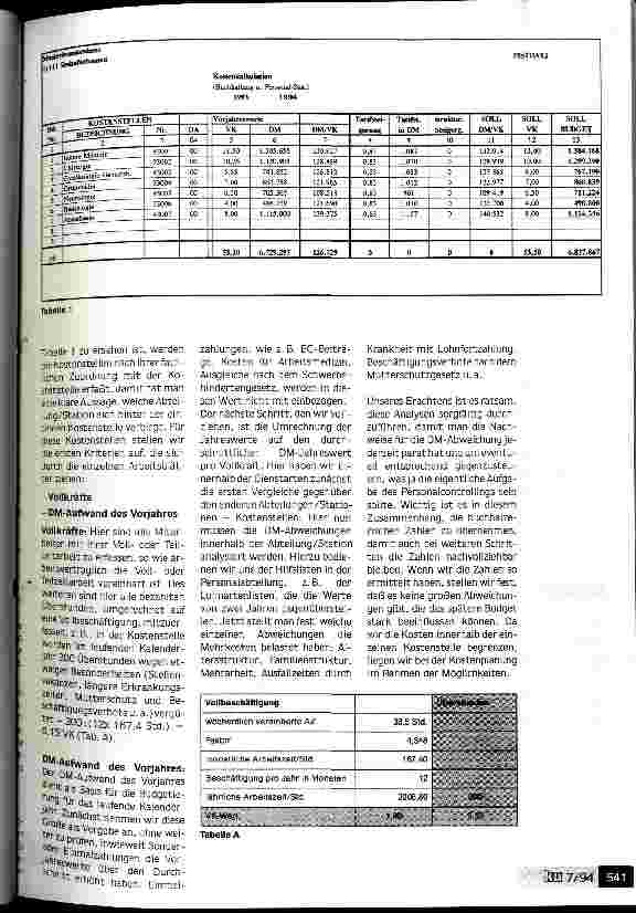 Vorschauseite 2: Budgetierung und Controlling der Personalkosten per EDV Entscheidungsgrundlagen für künftige Personalpolitik