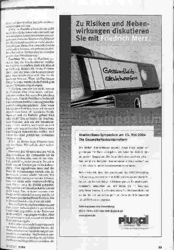 Vorschauseite 2: Tarifpolitik: Es kann nicht alles bleiben wie es ist