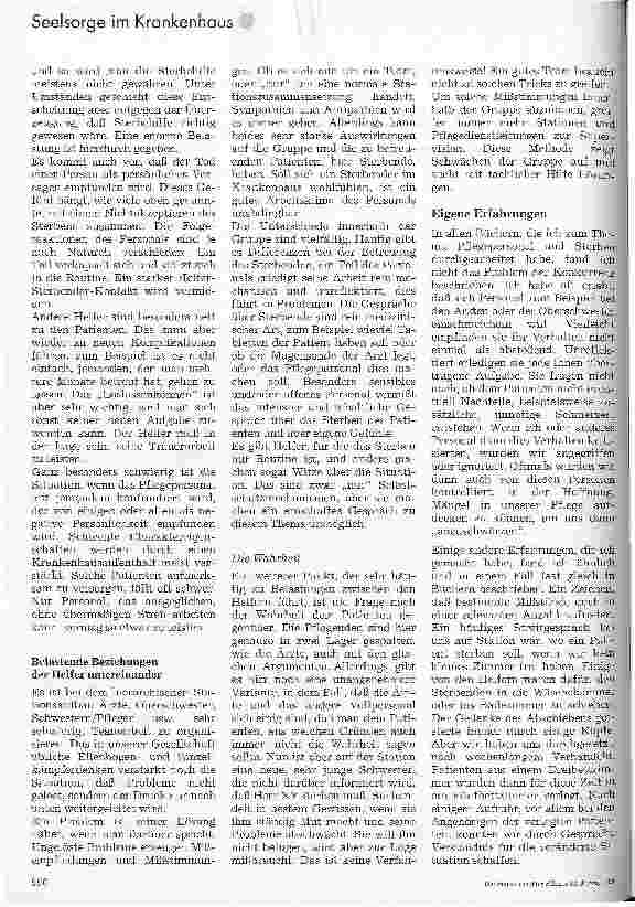Vorschauseite 2: Sterben im Krankenhaus Teil 2